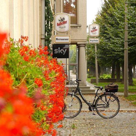 Hotel Zum Schwan Nachterstedt Bagian luar foto
